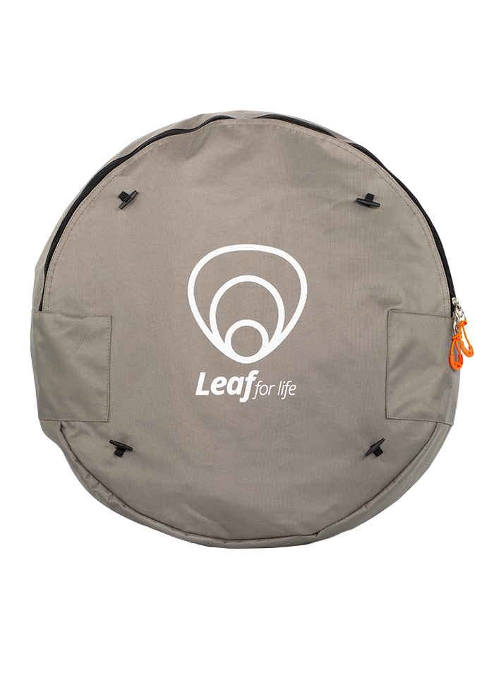 Leaf for Life : Voile d Ombrage Nomade Leaf Farbe Volle Orange
